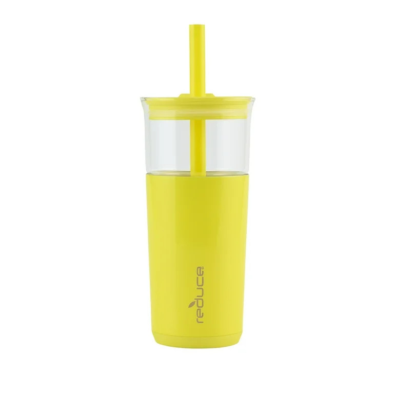 Reduce Aspen Vacuum Insulated Stainless Steel Glass Tumbler with Lid and Straw, Limoncello, 20 oz... | Walmart (US)