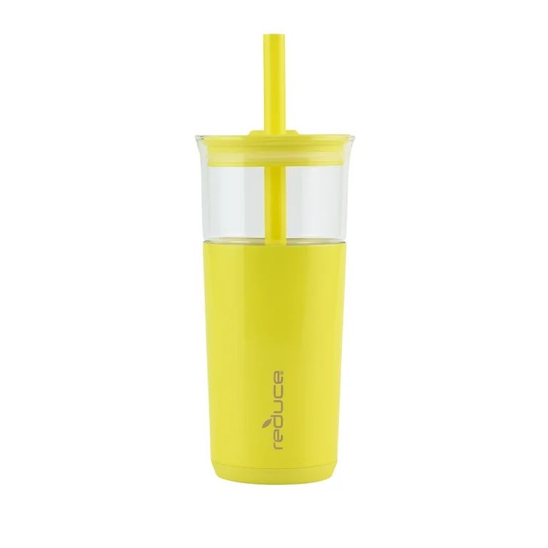 Reduce Aspen Vacuum Insulated Stainless Steel Glass Tumbler with Lid and Straw, Limoncello, 20 oz... | Walmart (US)