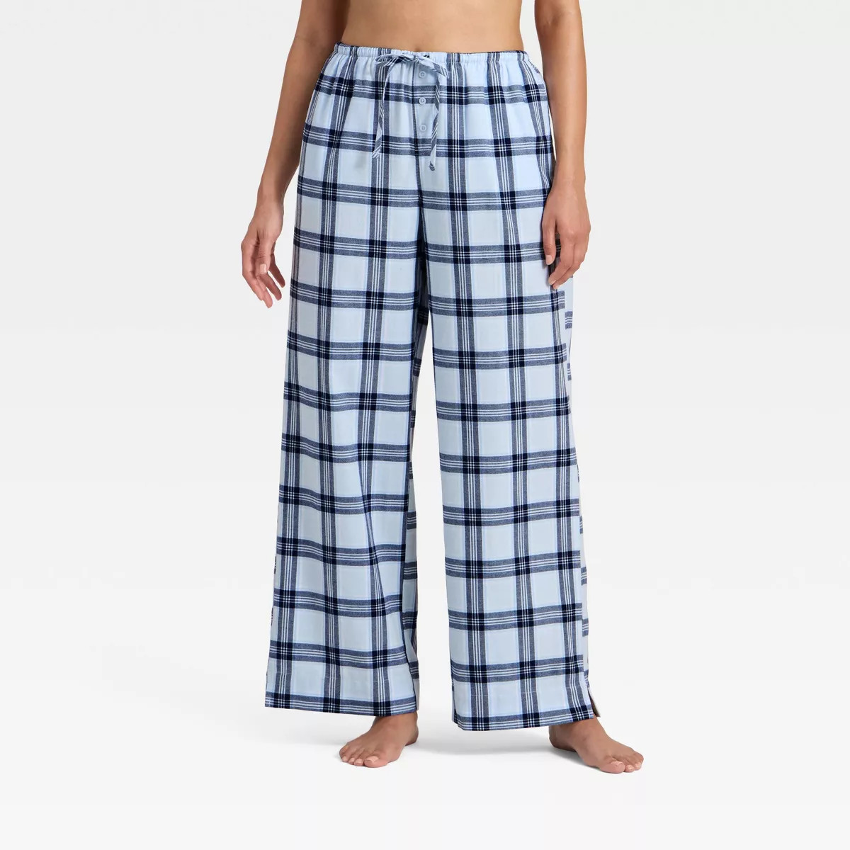 Women's Flannel Wide Leg Pajama Pants - Wild Fable™ | Target
