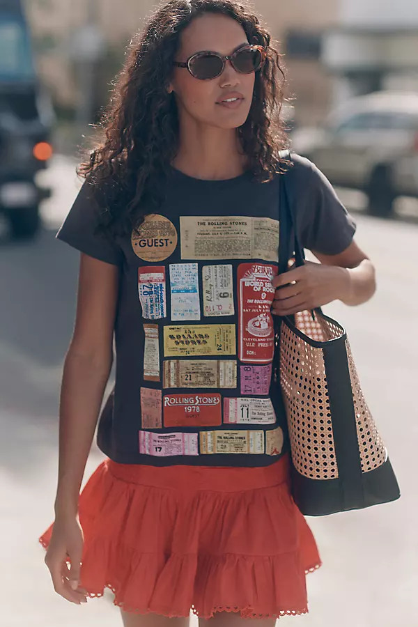 Letluv Rolling Stones Tickets Graphic Tee | Anthropologie (US)