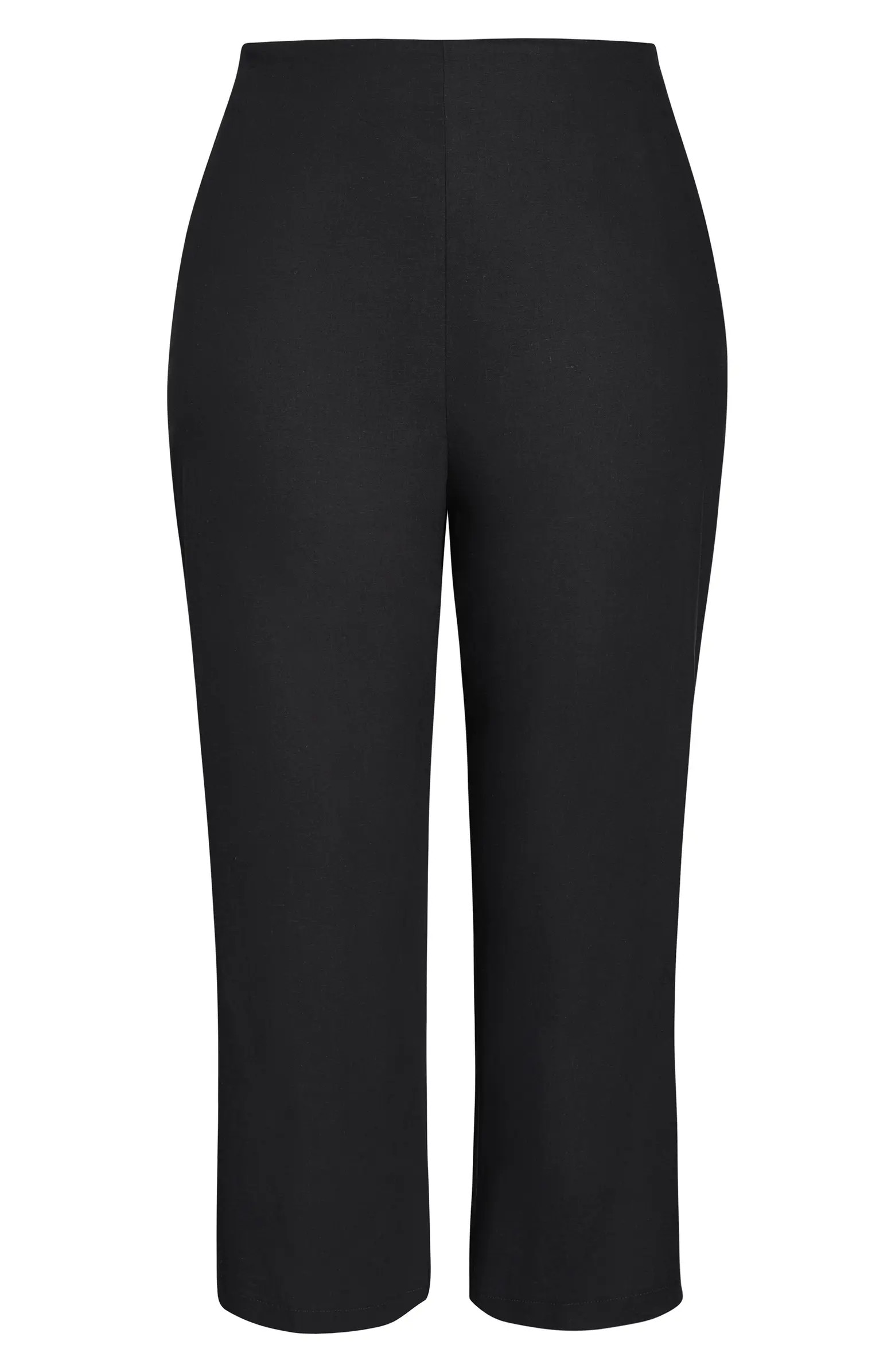 Botanical Linen & Cotton Ankle Wide Leg Pants | Nordstrom