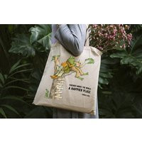 Romantic Cottagecore Canvas Tote Bag, Aesthetic Ideal For Book Lovers, Frog & Toad Fans Gift Best Friends | Etsy (US)