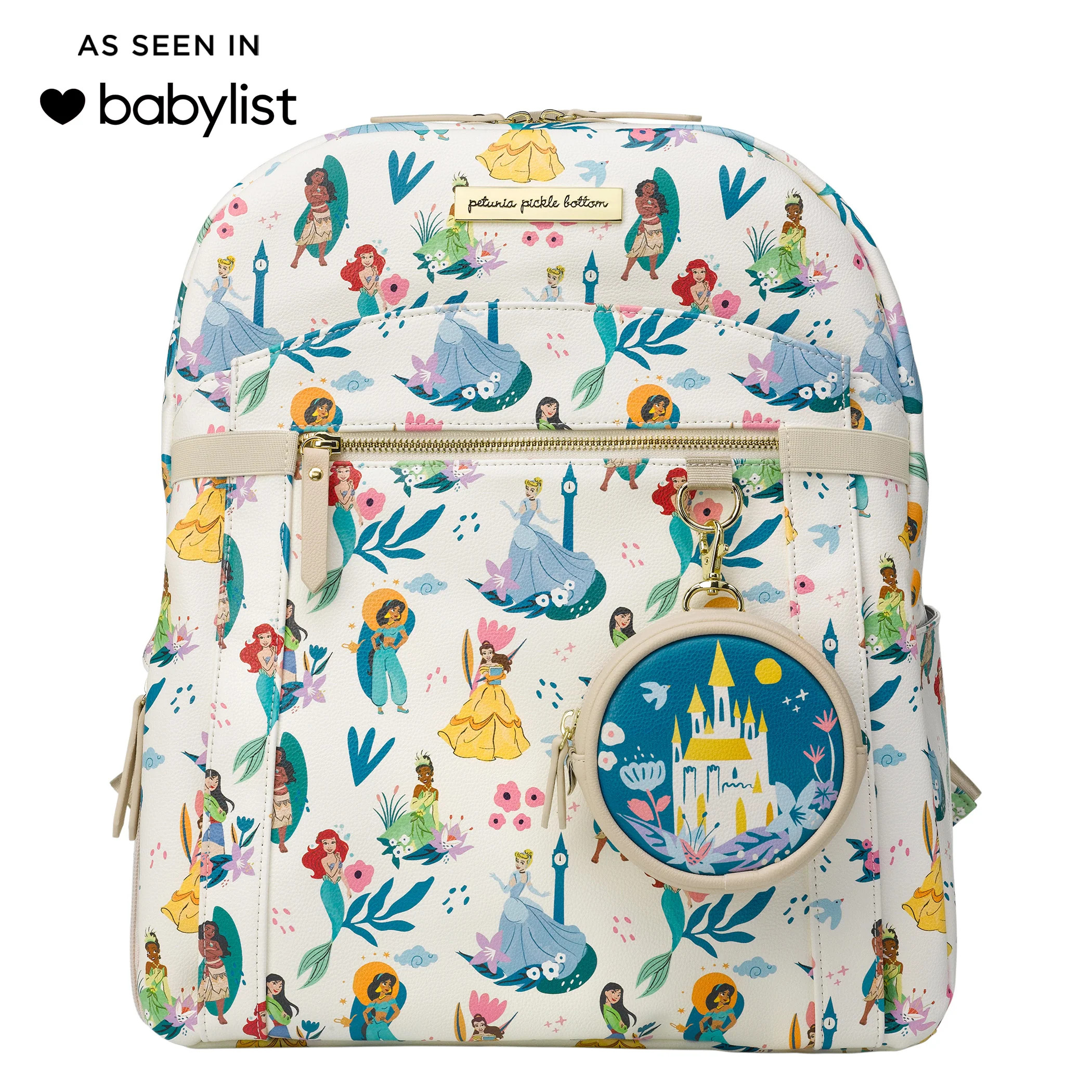 2-in-1 Provisions Breast Pump & Diaper Bag Backpack in Disney Princess Courage & Kindness | Petunia Pickle Bottom