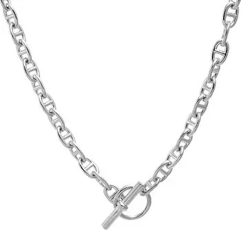 BY ADINA EDEN Chunky Anchor Link Toggle Necklace | Nordstrom | Nordstrom