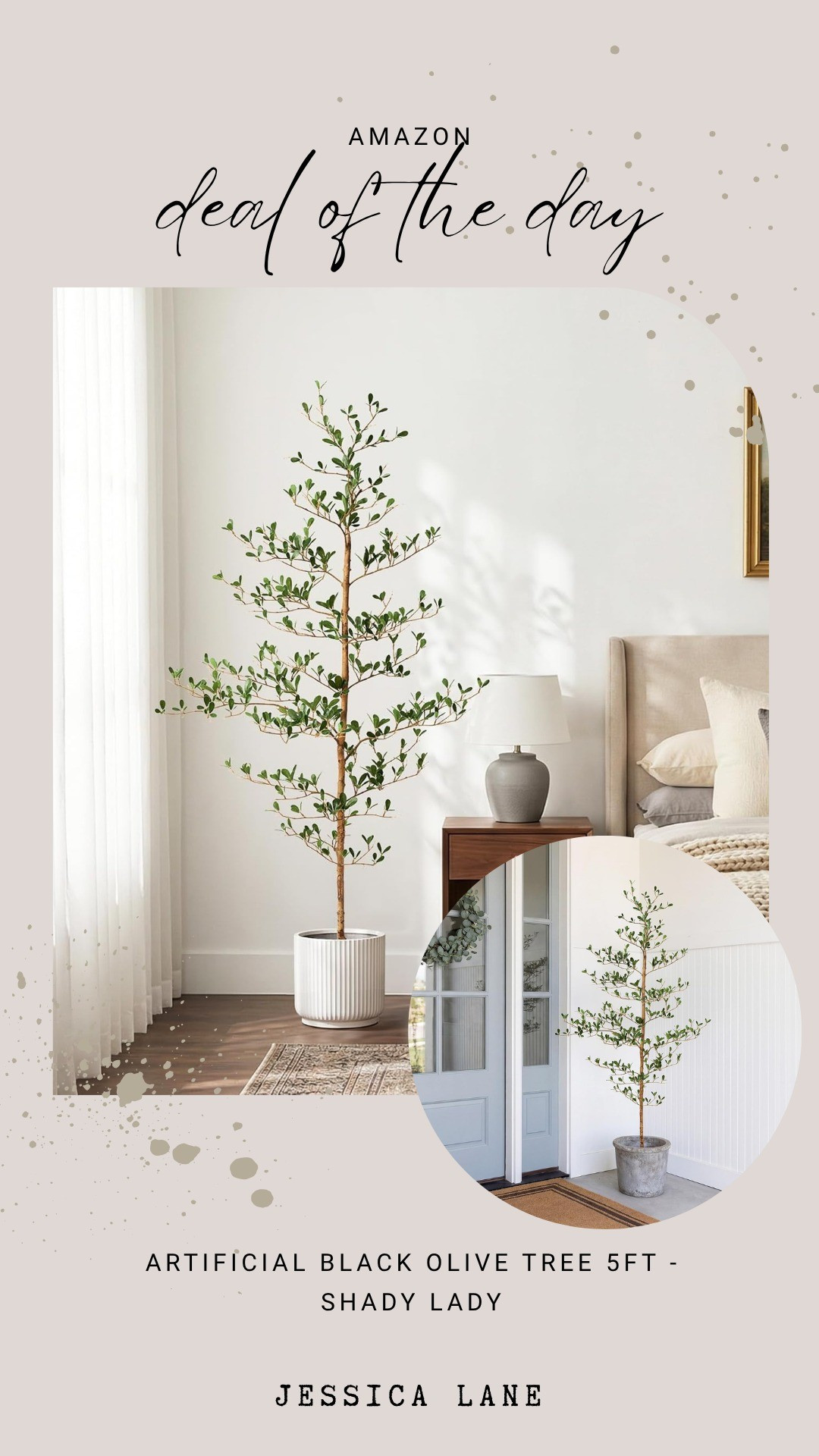 Bring the outdoors in with this realistic 5-foot artificial black olive tree. It is the perfect maintenance-free way to add height and greenery to any corner of your home.#houseplants #homedecor #amazonfinds #interiordesign

#LTKSaleAlert #LTKHome #LTKSeasonal