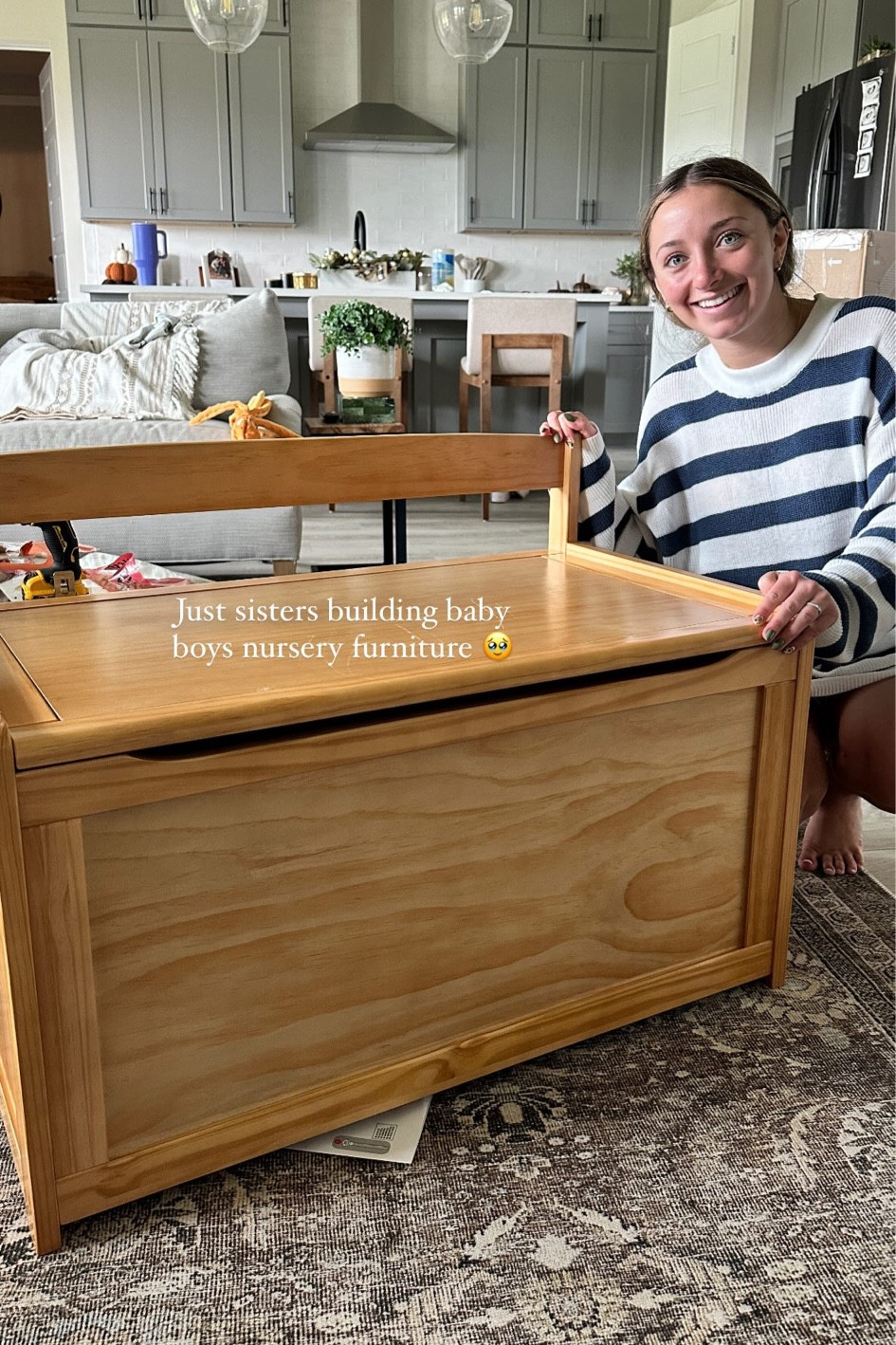 First item built for baby boys nursery! So excited to get this toy chest ready for him! Linking similar ones I found! Will also link my set that’s from Amazon too! #toychest

#LTKU #LTKBaby #LTKBump