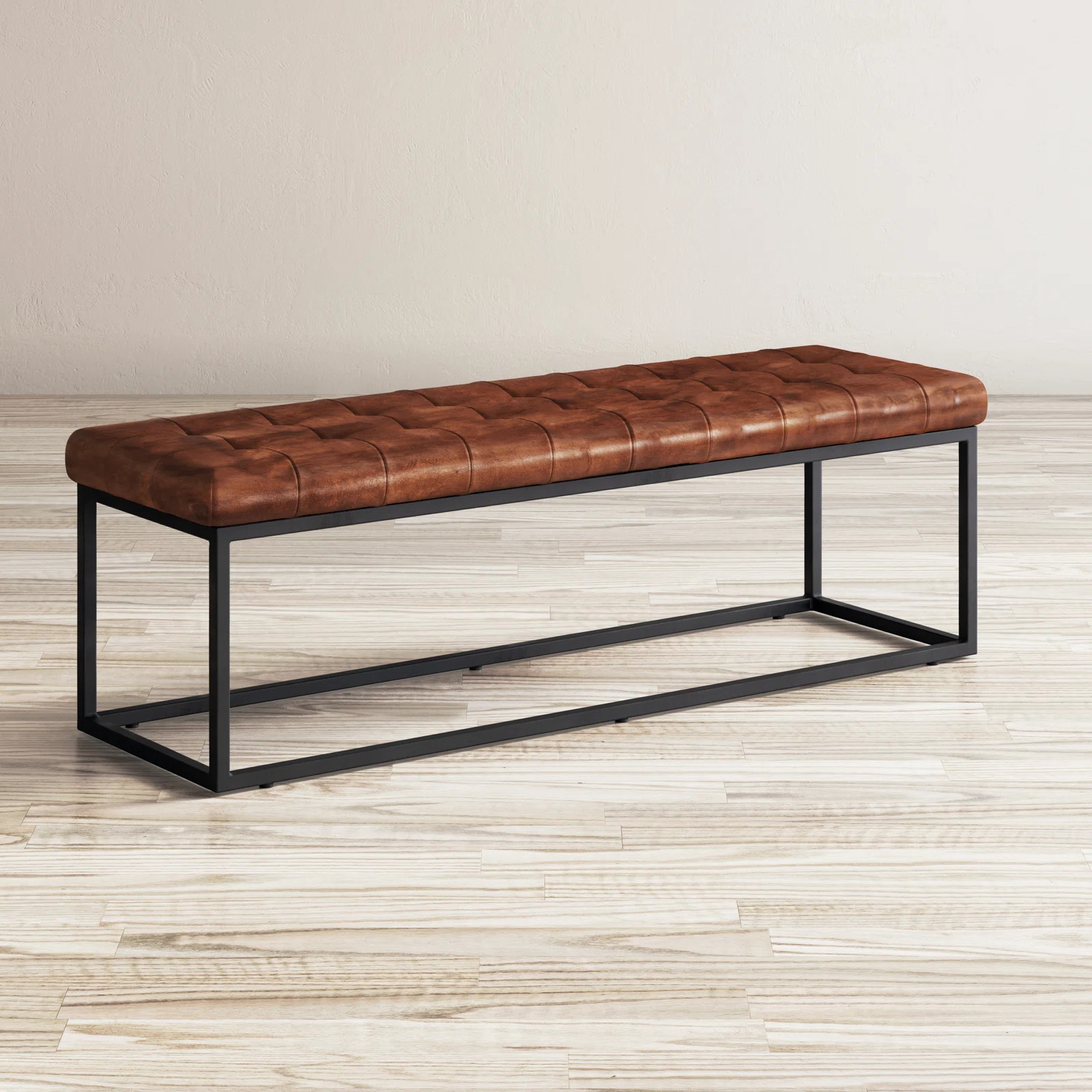 Pearson Genuine Leather Bench | Wayfair North America
