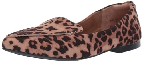 Amazon Essentials Women's Loafer Flat, Rose Leopard, 12 | Amazon (US)