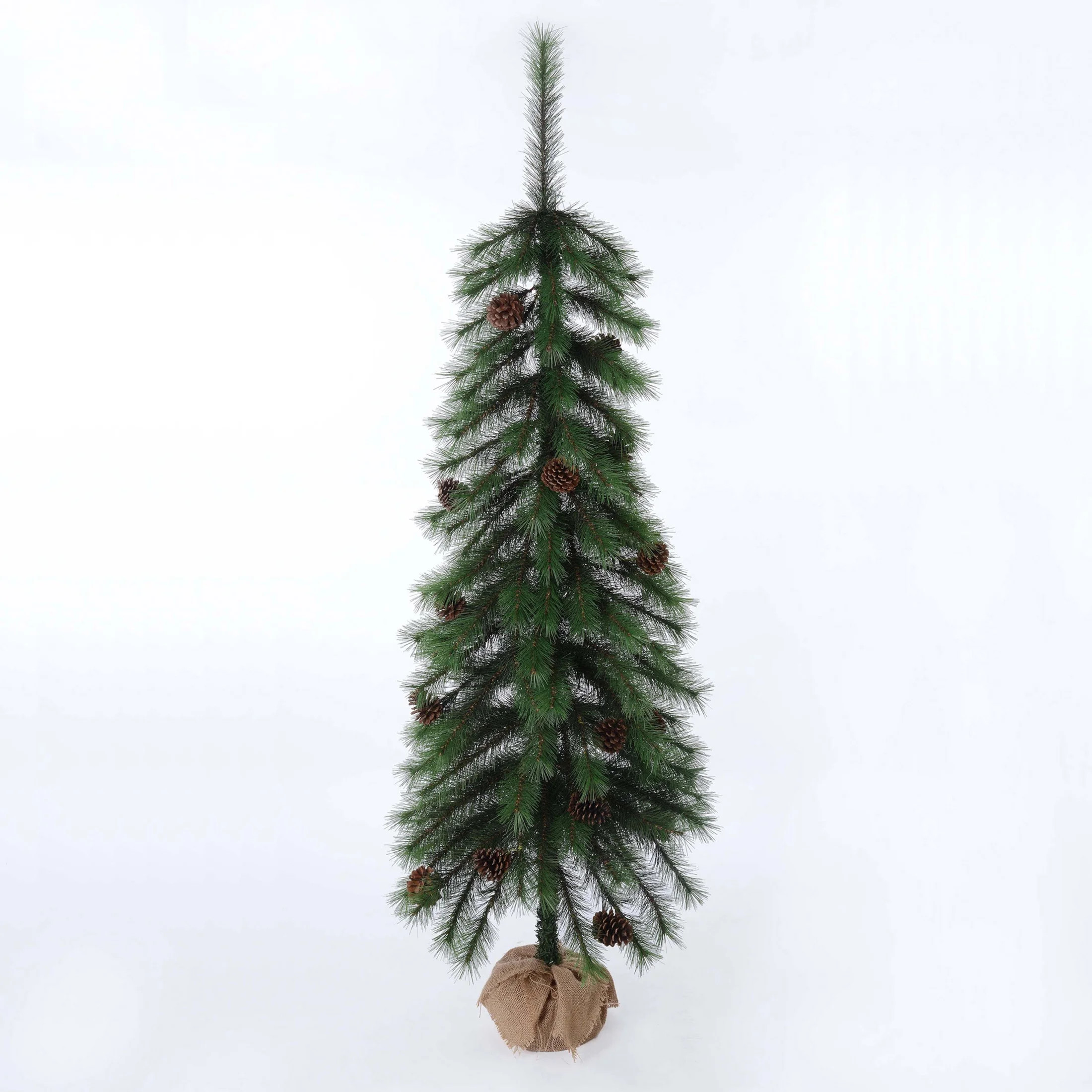 Holiday Time 5-Foot Artificial Christmas Parsons Pine, with Burlap Base | Walmart (US)