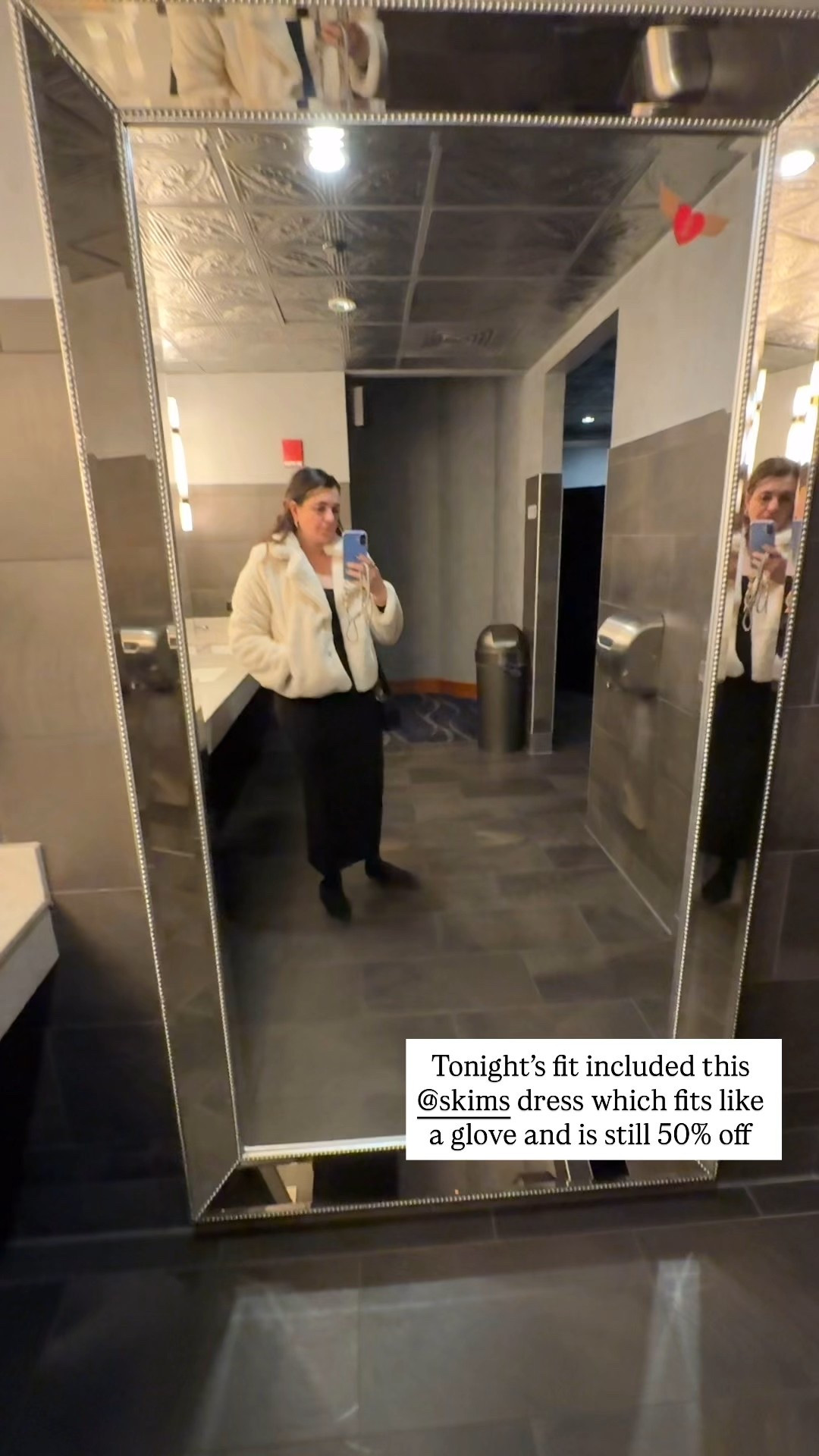 My favorite Skims dress is 50% off and so comfortable!! Wearing a L 

#LTKMidsize #LTKHoliday #LTKSaleAlert