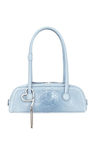 MARGESHERWOOD Soft Boston East / West Mini Shoulder Bag in Baby Blue. | Revolve Clothing (Global)