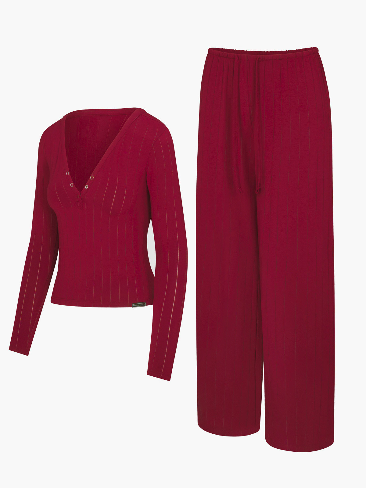 Sleek Stitch Henley 2-Piece Set | Savage x Fenty - North America