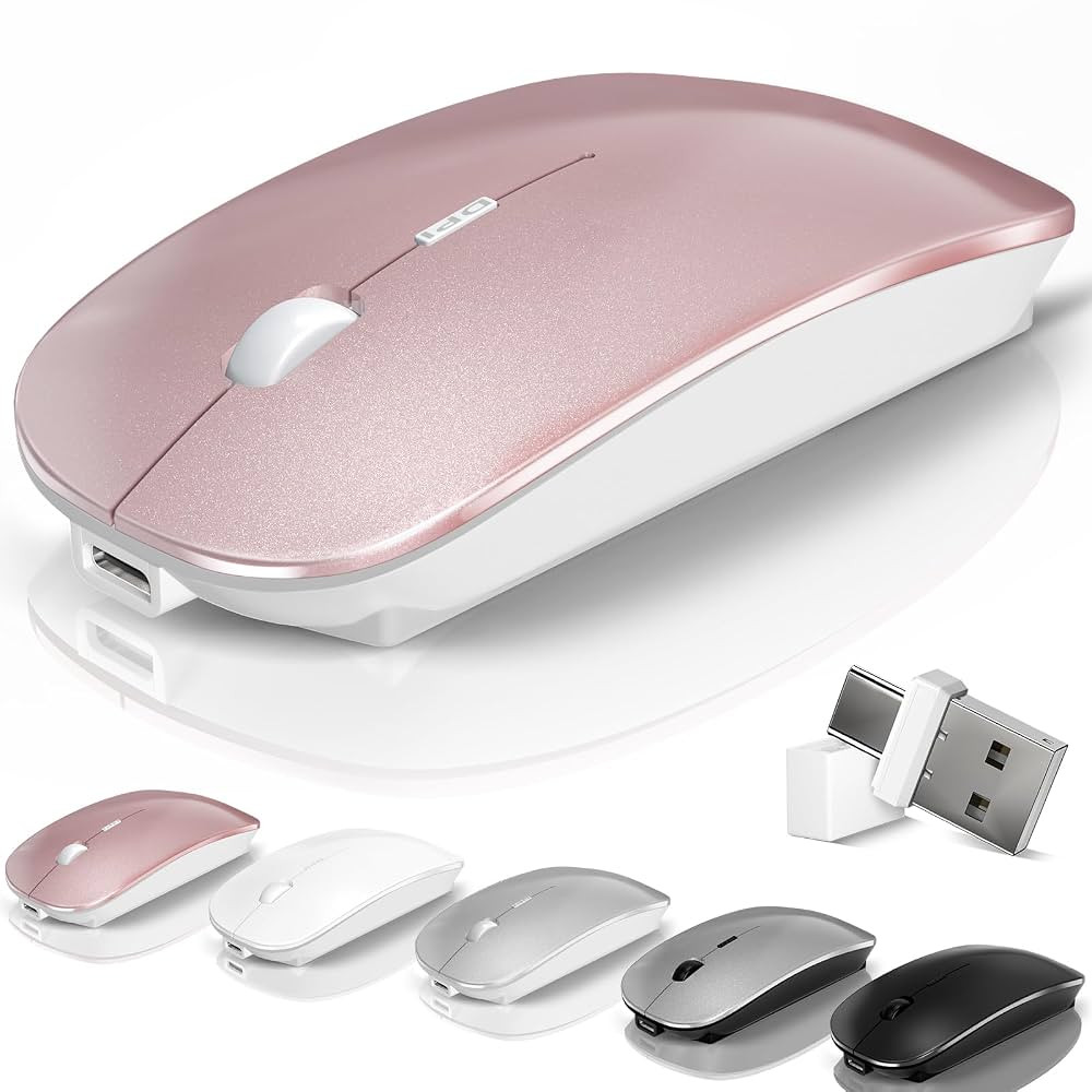 Mouse for Laptop Wireless Bluetooth - MacBook Air Mac Pro PC iPad Optical Rechargeable Silent Mou... | Amazon (US)