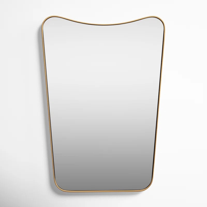 Beale Metal Asymmetrical Wall Mirror | Wayfair North America