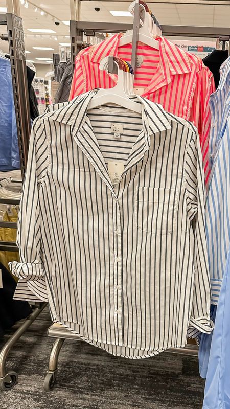 Striped button downs from Target! 

Striped collared shirt // target fashion // office outfit // workwear // button down under $30 

#LTKworkwear #LTKfindsunder50 #LTKxTarget