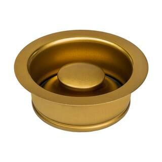 Ruvati Garbage Disposal Flange for Kitchen Sinks in Brass / Gold T1-Stainless Steel-RVA1041GG - T... | The Home Depot