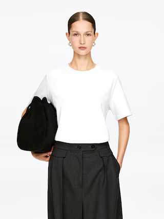 PEARL Heavyweight T-Shirt – White – Women – ARKET GB | Arket UK