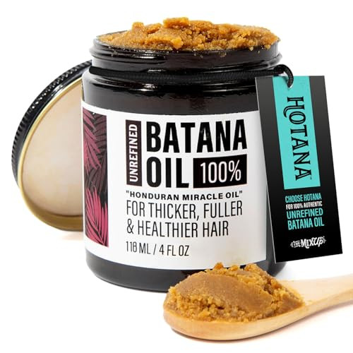 Unrefined Batana Oil for Hair Growth - Authentic & Organic Dr Sebi Batana Hair Mask from Honduras - Natural Hair Growth Oil - 4 Ounce Jar | Amazon (US)