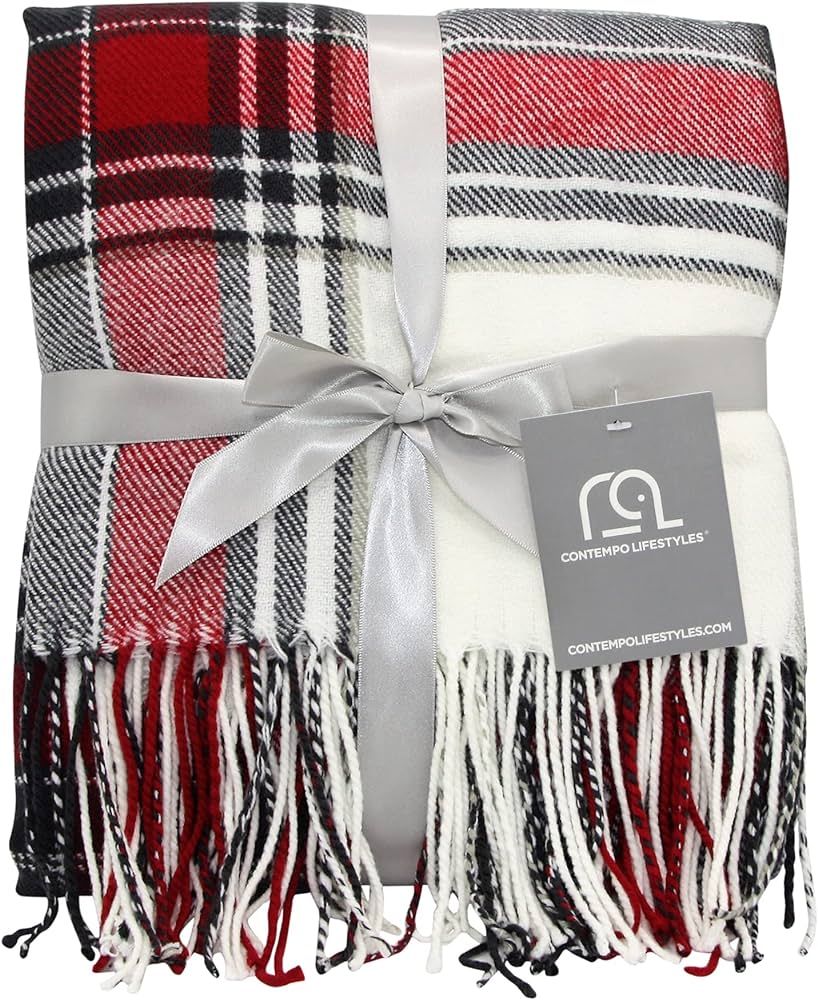 Blankets - Decorative Classic Blanket - Plaid Throw Blanket - Comfortable and Ultra-Soft - Lightw... | Amazon (US)