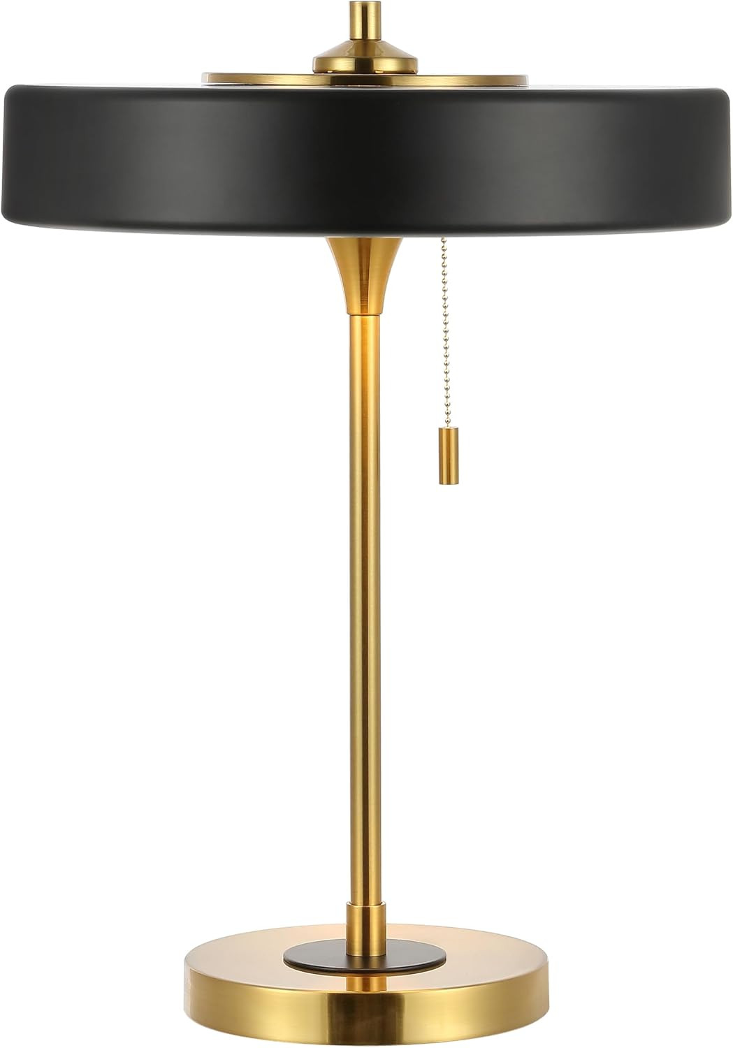 SAFAVIEH Decker 3-Light Table Lamp, 19.25" Modern Black/Brass TBL4540A | Amazon (US)