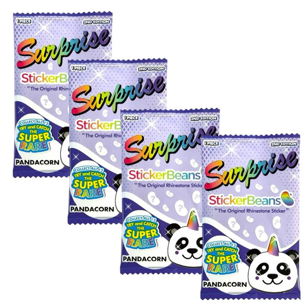 Surprise StickerBeans 2nd Edition 4 Pieces | StickerBeans