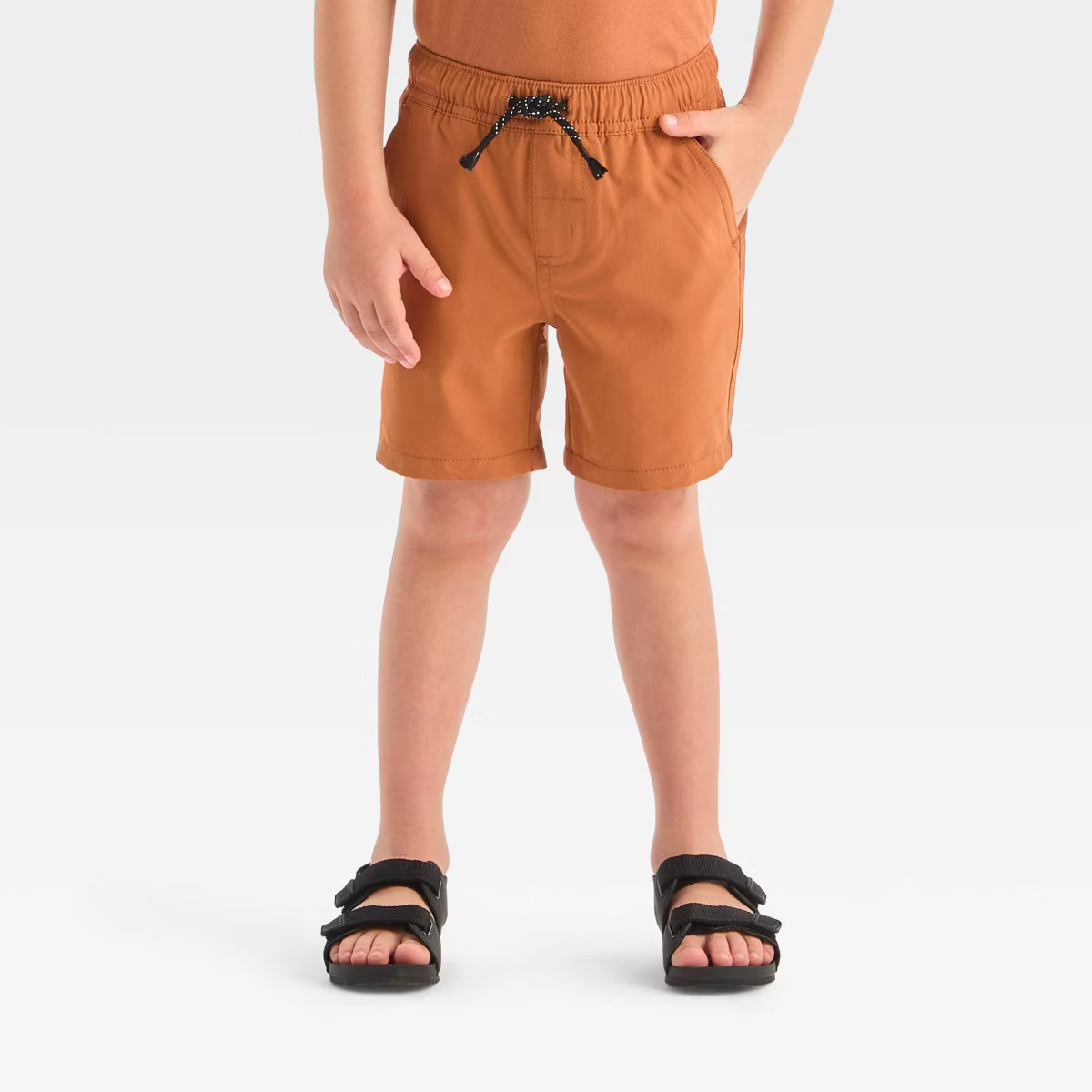 Toddler Boys' Pull-On Quick Dry Above Knee Shorts - Cat & Jack™ Orange 5T | Target