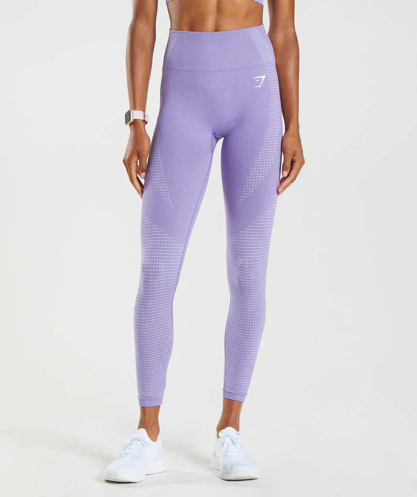 Gymshark Vital Seamless 2.0 Leggings - Digital Violet Marl | Gymshark (Global)