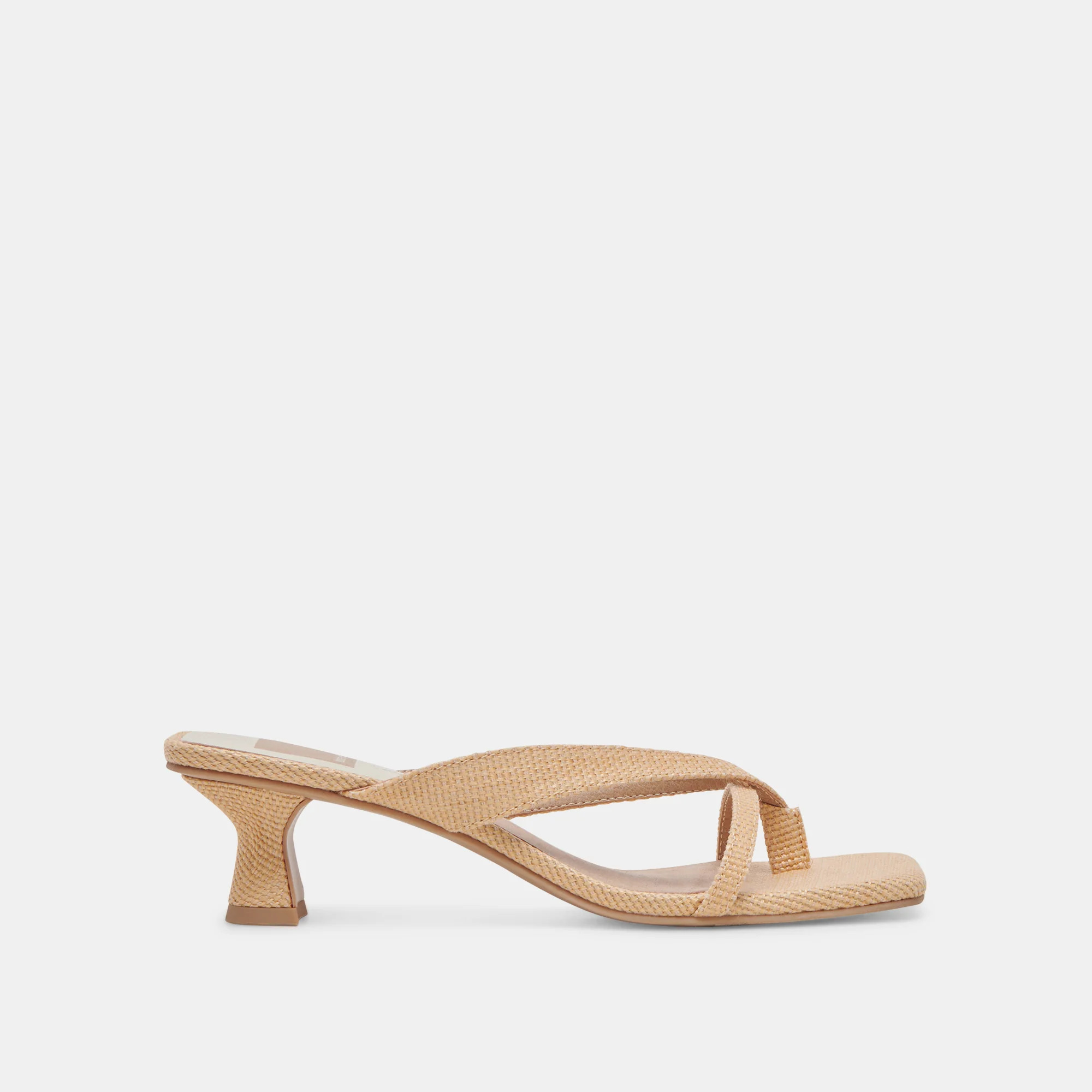 Brevel Heels Natural Raffia | DolceVita.com