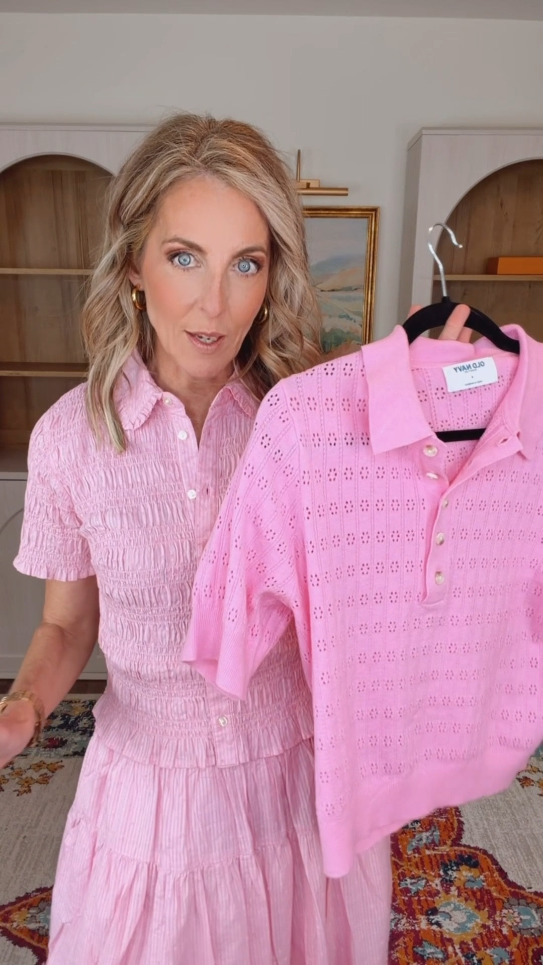 It’s time to add a little texture and interest to your look… Is $24 free assembly Mock button front shirt makes quite a statement alone or paired with the Mock waist $24 cotton mini skirt… These pieces look great together or on their own. Wearing a size extra small in both  

#LTKgrwm #LTKootd #LTKmomlife