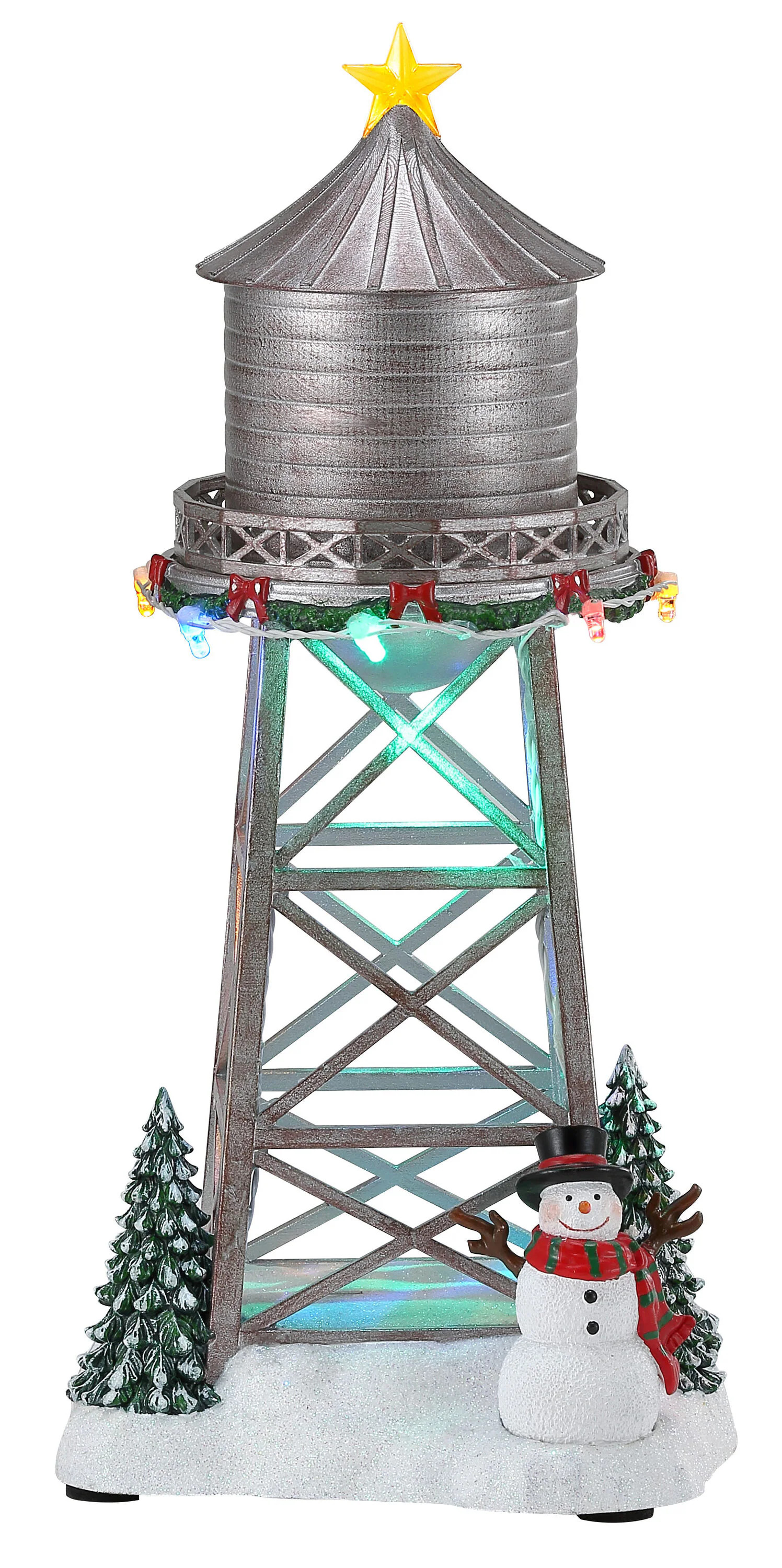 Carole Towne WATER TOWER Lighted Village scene | NM-X24152AA | Lowe's