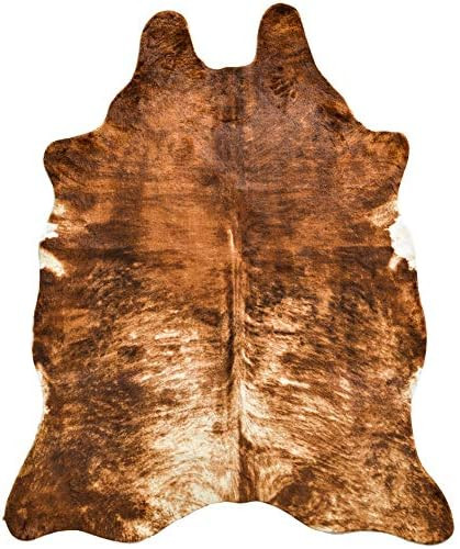 Amazon.com: NativeSkins Large Faux Cowhide Rug - Sahara Sands (4.6ft x 6.6ft) - Cow Print Area Ru... | Amazon (US)