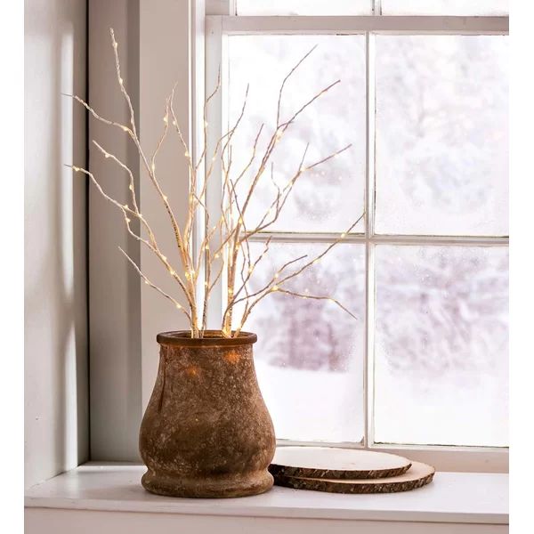 33.5'' Lighted Trees & Branches (Set of 2) | Wayfair North America