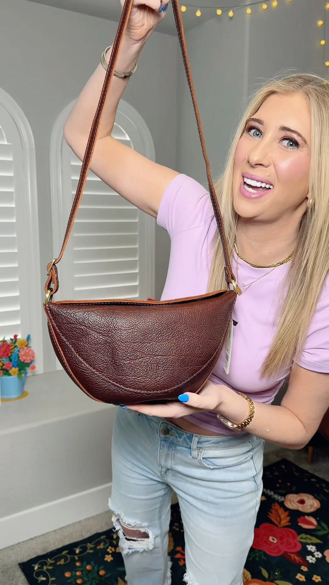 Love this Portland leather koala sling bag!! So cute !! 

#LTKgrwm #LTKMothersDay #LTKootd