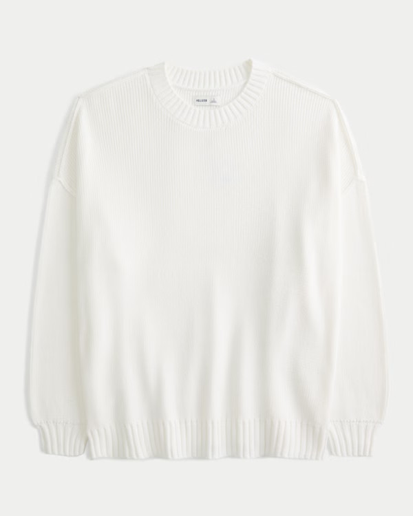 Oversized Crew Sweater | Hollister (US)