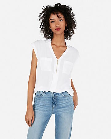 zip front chelsea popover | Express