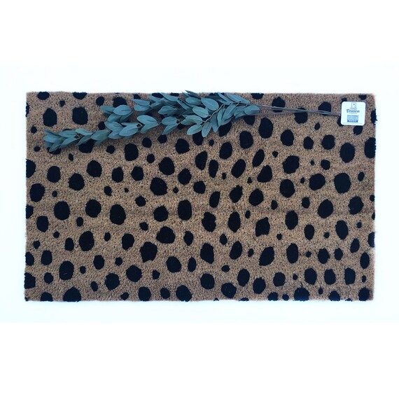 Leopard doormat  Cheetah Doormat  outdoor rug  coir mat  | Etsy | Etsy (US)