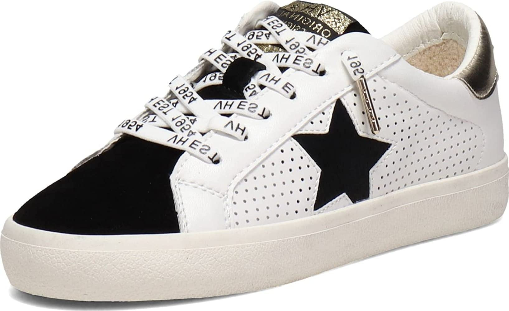 VINTAGE HAVANA Womens Gadol Perforated Slip On Sneakers Casual Shoes Casual - White | Amazon (US)