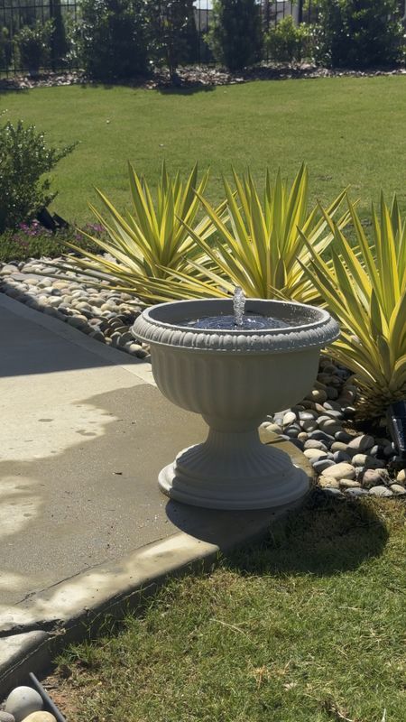 Budget friendly fountain, easy fountain idea, simple outdoor fountain, non plug in fountain, budget friendly patio ideas 

#LTKFindsUnder100 #LTKHome #LTKFindsUnder50