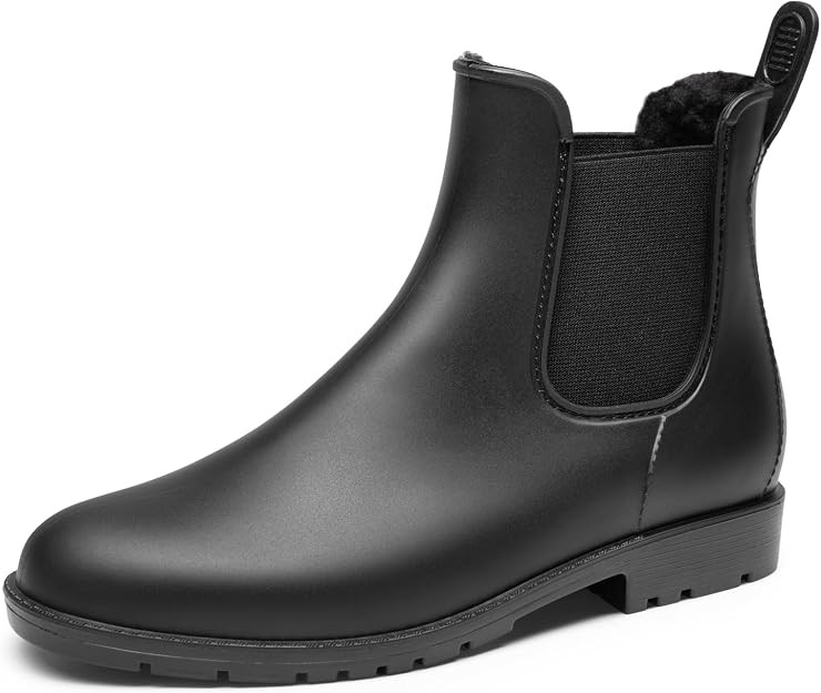 DREAM PAIRS Women's Ankle Rain Boots Chelsea Short Boots Waterproof Elastic Slip On Lightweight C... | Amazon (US)