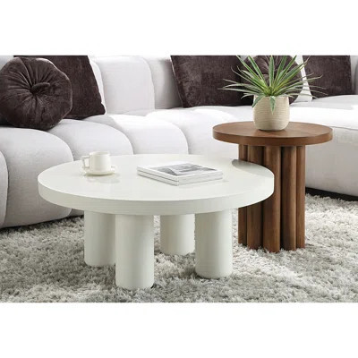 Modern White Table - Crafted For A Lasting Impression Elegant Coffee Stand Showcasing Quality Materials | Wayfair North America
