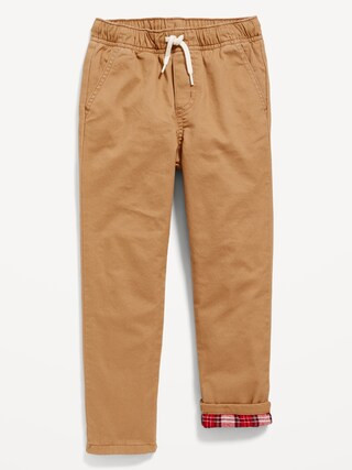 Loose Taper Flannel-Lined Pants for Toddler Boys | Old Navy (US)