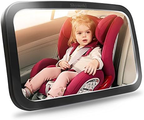 Shynerk Baby Car Mirror, Safety Car Seat Mirror for Rear Facing Infant with Wide Crystal Clear Vi... | Amazon (US)