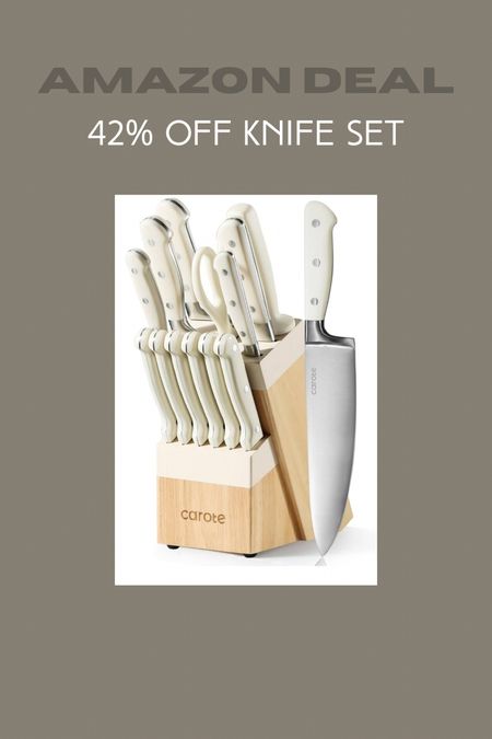 Amazon Deal Knife Set.



Affordable knife set. Trending knife set for less.

#LTKhome #LTKsalealert #LTKfindsunder50