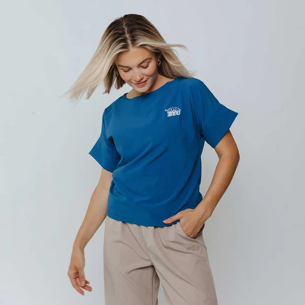 BYU Boss Tee, Royal Blue | Albion Fit