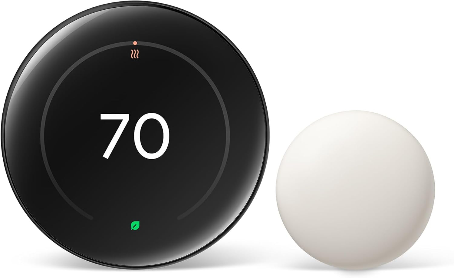 Google Nest Learning Thermostat (4th gen) + Nest Temperature Sensor (2nd gen) - Obsidian | Amazon (US)