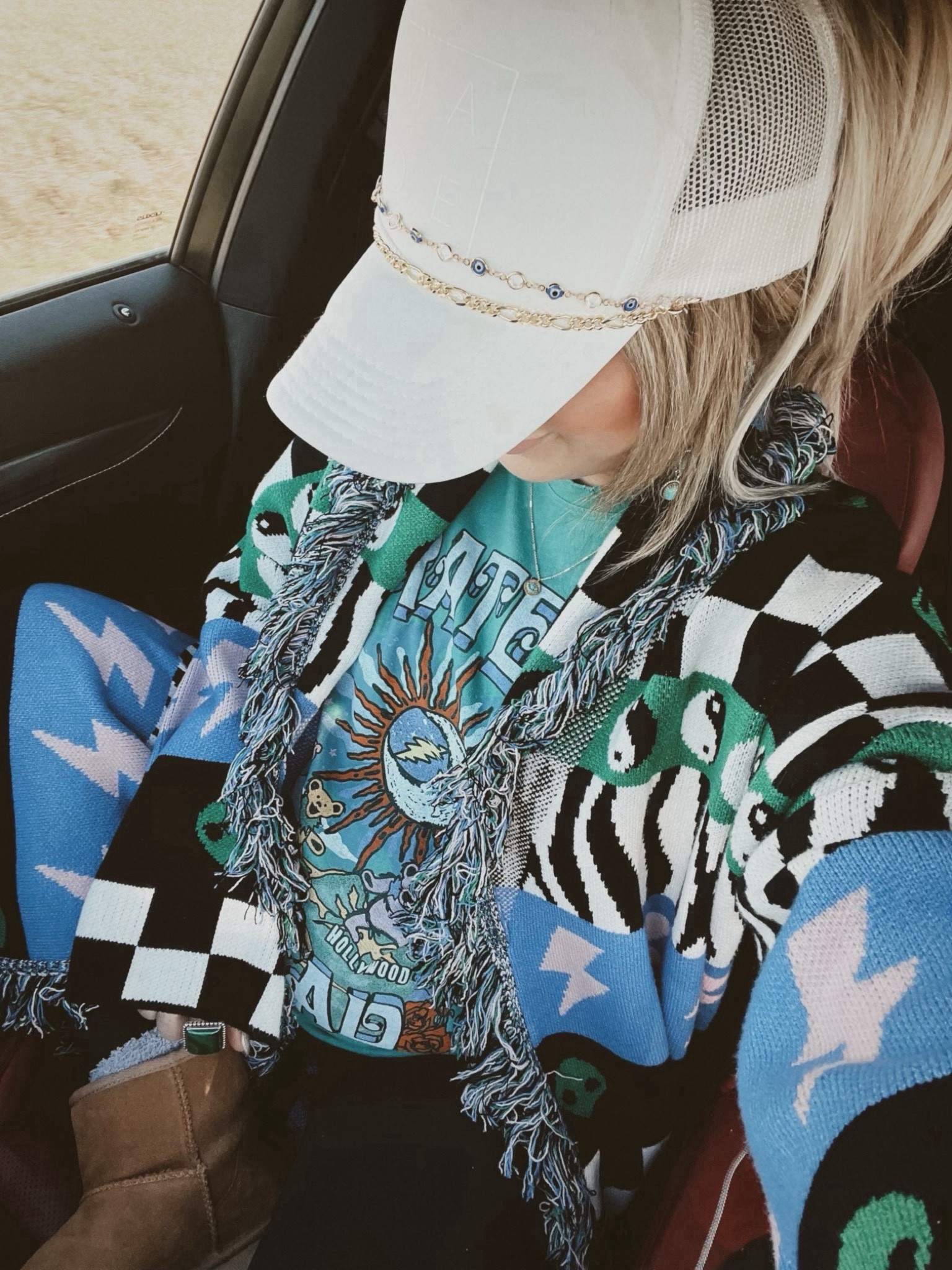 Hoodie from this morning- Free People
Shirt- Urban Outfitters
Sweater- Dressed in Lala ( exact one is on their direct site but couldn’t link it directly) 
Leggings- Free People
Boots- Amazon
Hat- Made Hats
Sunnies- Free People
Purse- Chanel 
Ring and Earrings- Goldie Lew

#LTKstyletip #LTKbump #LTKshoecrush