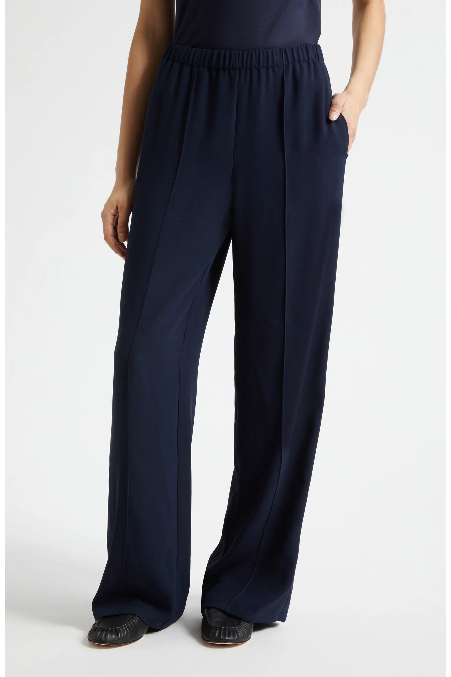 Mid-Rise Wide Leg Pants (Women) | Nordstrom | Nordstrom