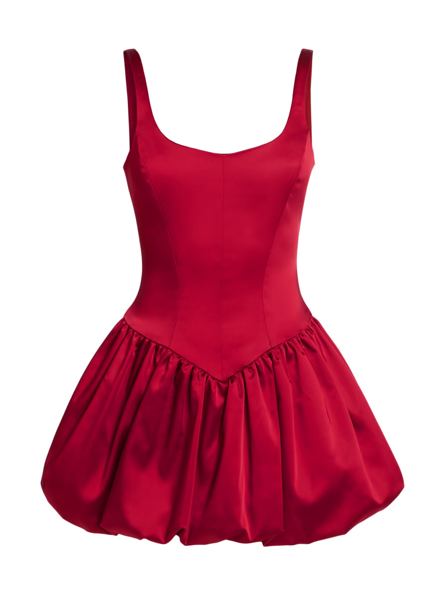 Bettina Bubble-Hem Skort Romper | Saks Fifth Avenue