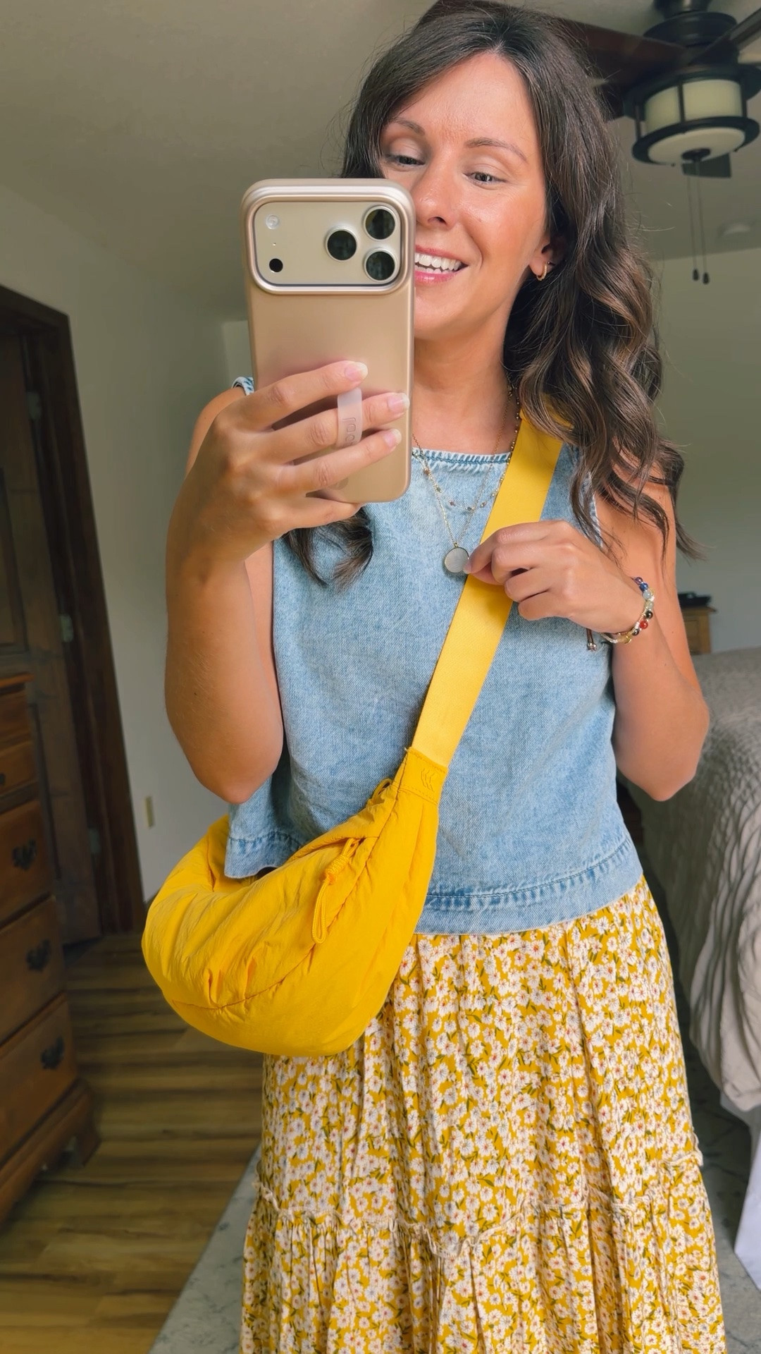 Small petite in my denim tank (mine is from last year, I linked this year’s versions and some similar ones!) and xs in my skirt my sandals are size 36. My crossbody bag is older so I linked similar.

#LTKSeasonal #LTKootd #LTKPetite