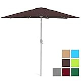 Best Choice Products 9ft Outdoor Market Patio Umbrella w/Crank Tilt, Wind Vent, 1.5in Diameter Pole  | Amazon (US)